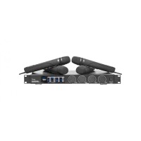 Enping lesing audio professional four channel VHF wireless microphone system