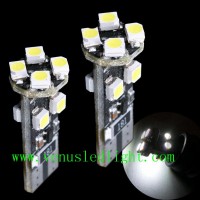 4 UNIDADES BOMBILLAS T10 CANBUS 8 LED SMD 5050 W5W T-10 XENON LUZBLANCA NO ERROR