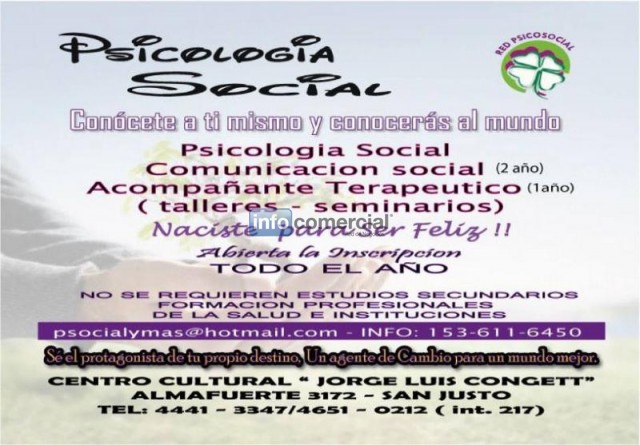 CURSOS  DE PSICOLOGIA SOCIAL