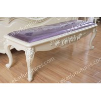 Palace Style Vintage Classic Upholsted Bench Bedroom