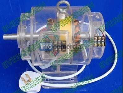 Motor de inducción de CA transparente