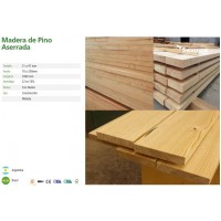 MADERA DE PINO ASERRADA