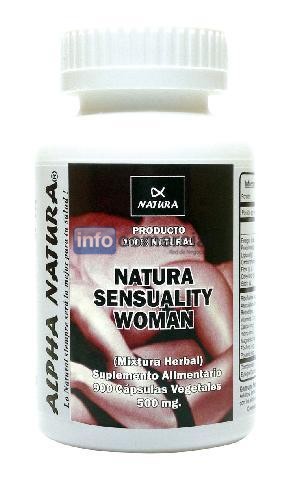 SENSUALITY WOMAN  (En Frascos de 90 cápsulas de 500 mg.)