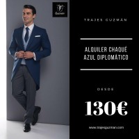 Chaqu azul diplomtico disponible en Trajes Guzmn