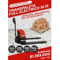 Venta,TRANSPALETA SL15 FULL ELECTRICO