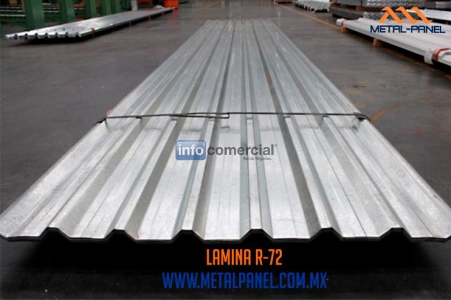 Lamina r72 ternium.- venta, suministro e instalación profesional garantizada.