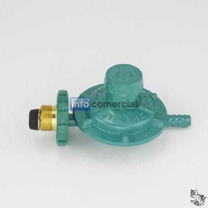 Válvula reductora de presión para estufa de Gas, regulador de presión de cilindro de Gas licuado ajustable con medidor, accesorio para estufa de Gas