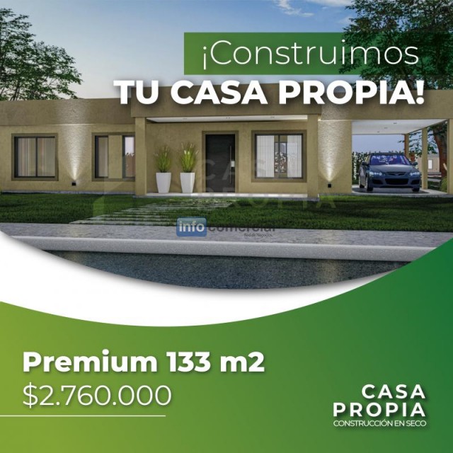 Casa prefabricada premium 133 m2