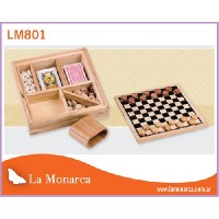 LM801/802/803 Sets de Juegos de Mesa de madera.