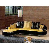 elegante sof, muebles, sof de cuero