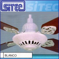 Sitec Ventilador De Techo Fundicin Aluminio Blanco O Negro