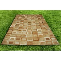 Alfombra de Cuero Vacuno patchworks