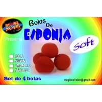 BOLAS DE ESPONJAS X 4  (2