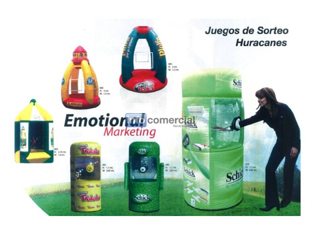 	Otros (Juegos de Sorteo, Pantallas, Saltarines).