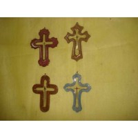 cruces con espina natural en forma de cruz