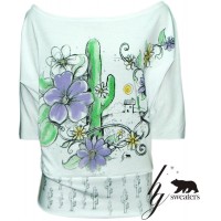 remera dolman estampada