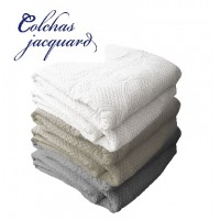 colchas cubrecamas jacquard