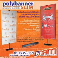 Soporte base paralonas y banner