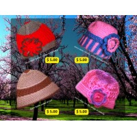 Gorros tejidos a Crochet