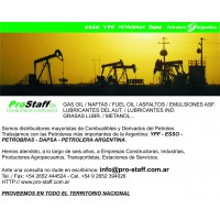 Pro-Staff Venta de Combustible Mayorista y Derivados