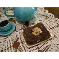 Torta de chocolate y castaas de caj